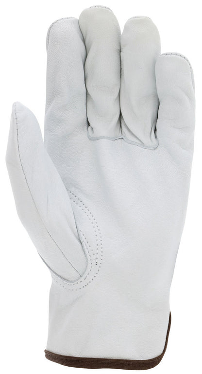 Goatskin Leather Driver Gloves, Select Grain, Keystone Thumb