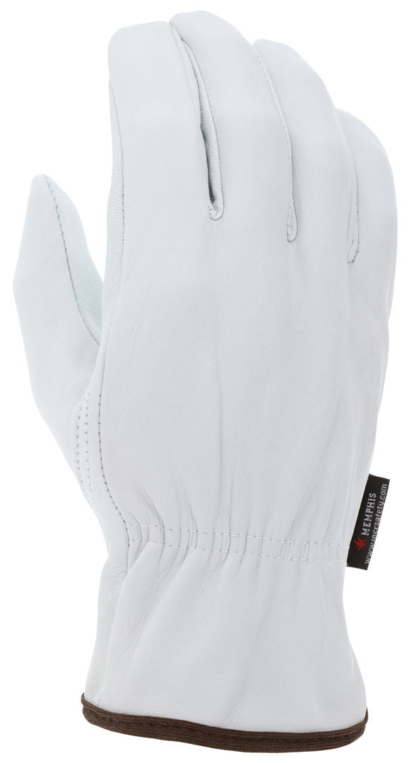 Goatskin Leather Driver Gloves, Select Grain, Keystone Thumb