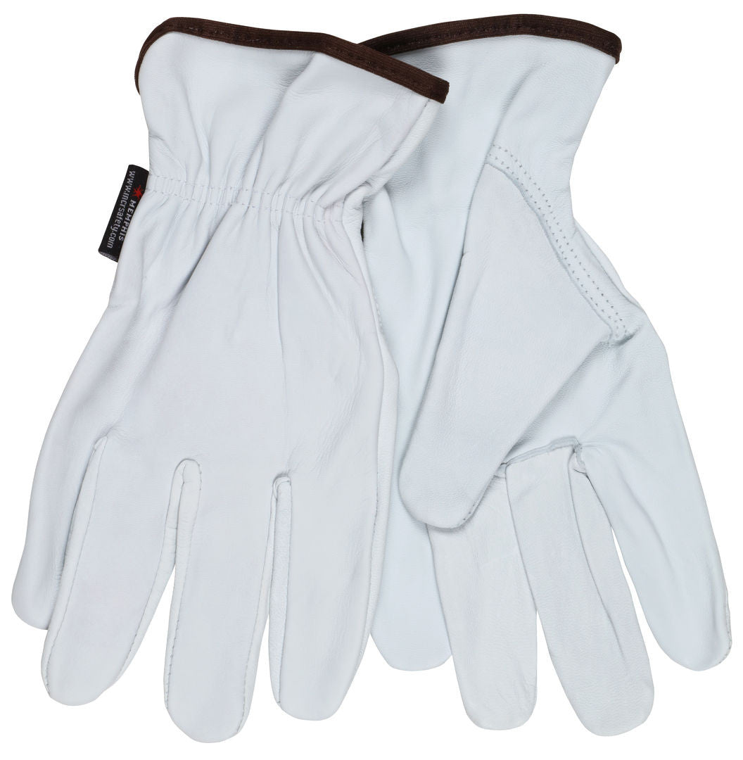 Goatskin Leather Driver Gloves, Select Grain, Keystone Thumb