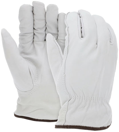 Grain Goatskin Driver Gloves, Thermosock Lined, Keystone Thumb