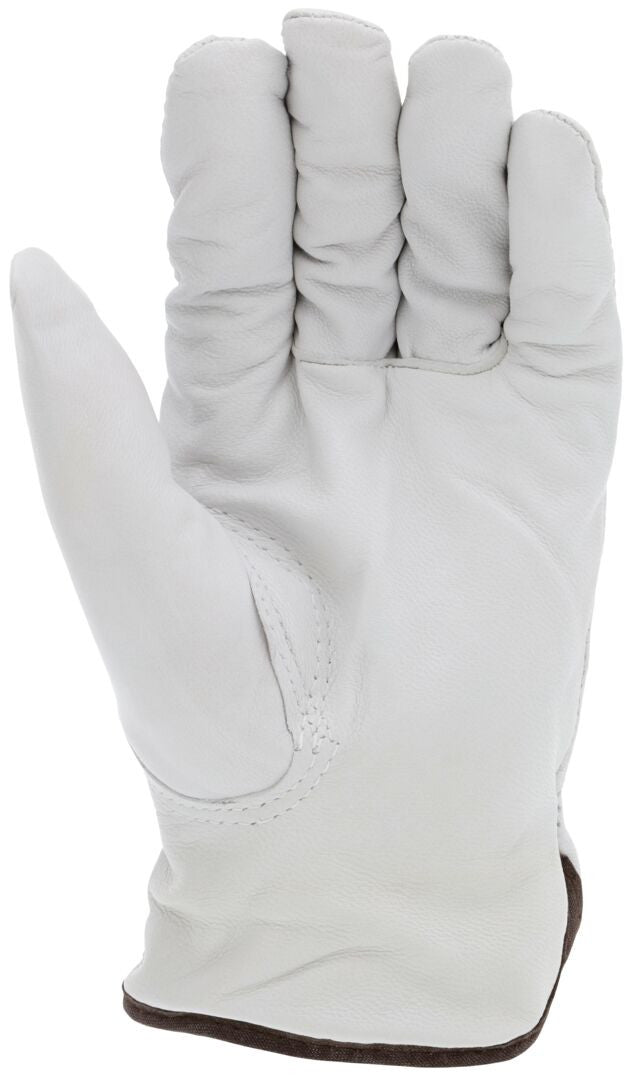 Grain Goatskin Driver Gloves, Thermosock Lined, Keystone Thumb