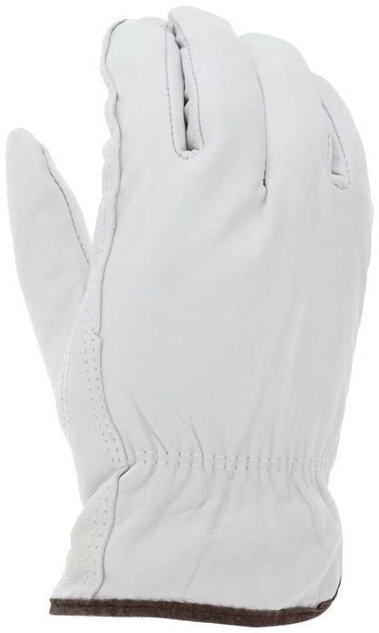 Grain Goatskin Driver Gloves, Thermosock Lined, Keystone Thumb