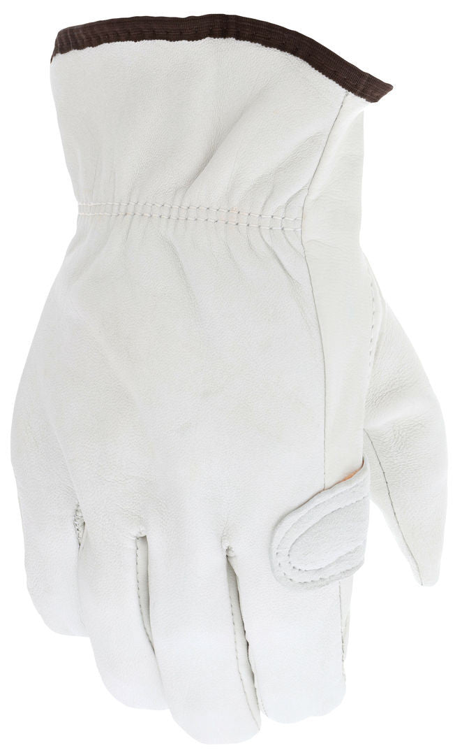 Grain Goatskin Drivers Gloves, Foam Padded Palm, Keystone Thumb