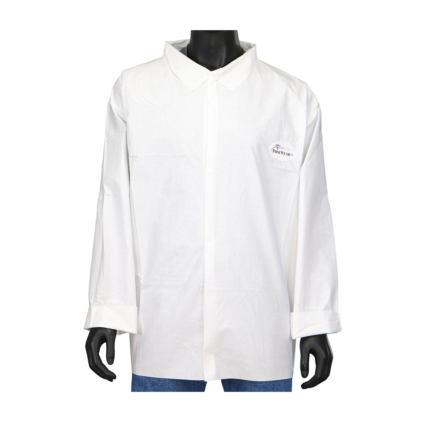 Posi-Wear® BA™ Microporous White Shirt 58 gsm
