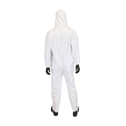 Microporous Coverall with Hood, Elastic Wrist & Ankle