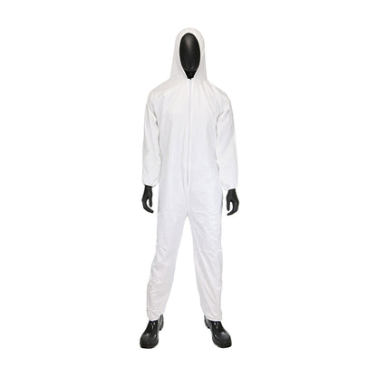 Microporous Coverall with Hood, Elastic Wrist & Ankle