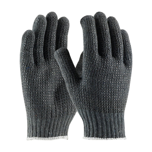 Seamless Knit Cotton / Polyester Glove with Double-Sided PVC Dot Grip - 7 Gauge