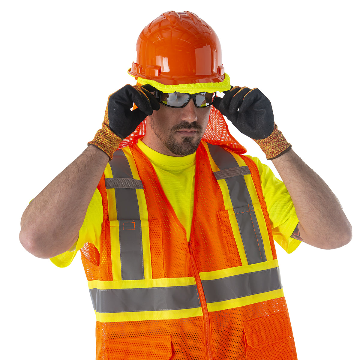 Cordova Duo™ Orange Cap-style Helmet, 4-point #H24R3 image 4