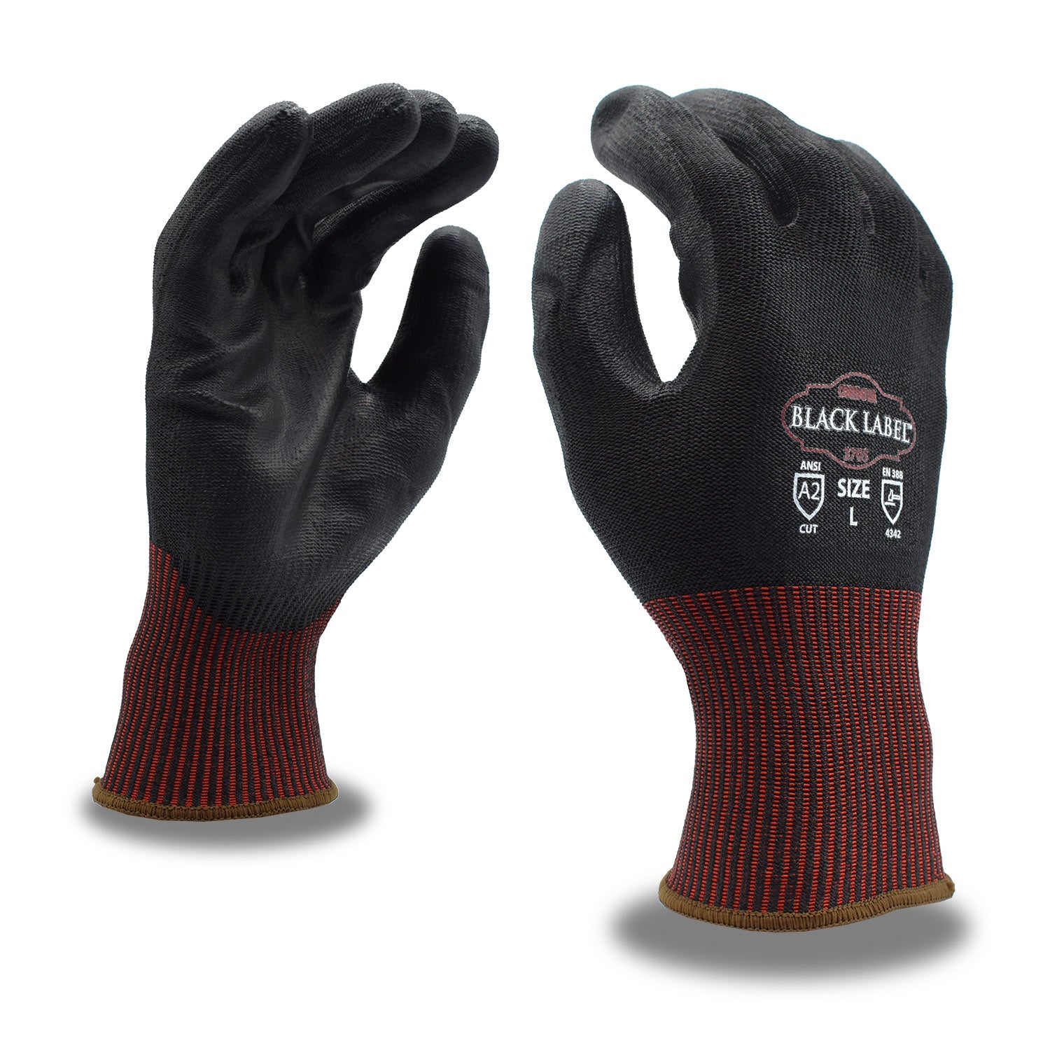 Cordova Black Label™ 13g Black HPPE Shell, Bl #3705 - 3705XS