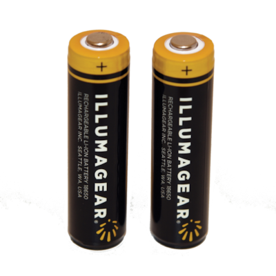 Illumagear® Halo™ Hard Hat LED Light Rechargeable Li-Ion Batteries 2/Pack
