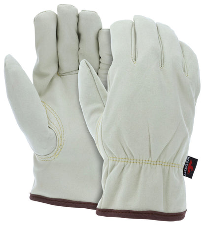 Insulated Driver Gloves, Premium Synthetic Leather, Fleece Lined, Keystone Thumb