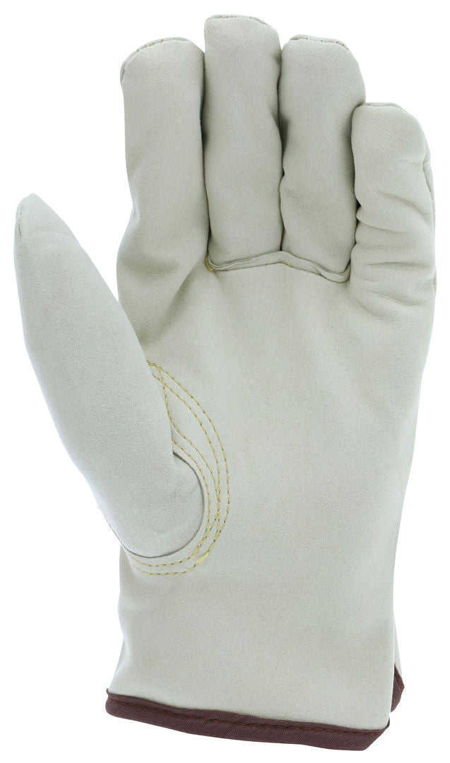 Insulated Driver Gloves, Premium Synthetic Leather, Fleece Lined, Keystone Thumb