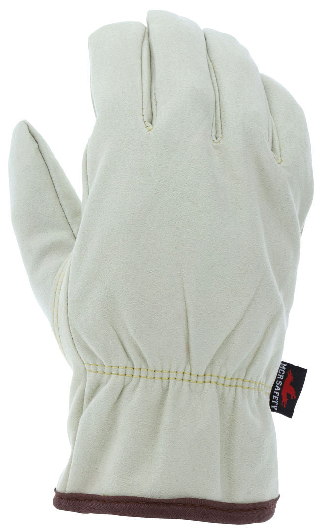 Insulated Driver Gloves, Premium Synthetic Leather, Fleece Lined, Keystone Thumb