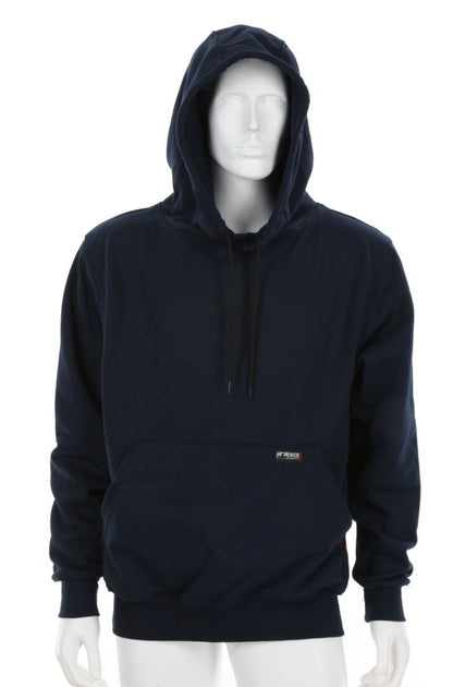 MCR Safety SS2N - ** Limited Inventory Available ** MCR Safety FR Gear - Navy Blue Flame Resistant (FR) Hooded Pullover Sweatshirt - 100% Cotton - Interlock Fleece Shell - NFPA 70E and NFPA 2112 Compliant — manufacturer image 2