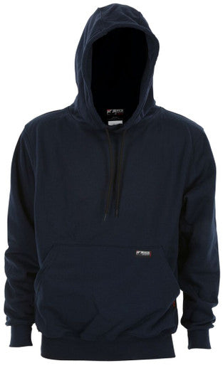 MCR Safety SS2N - ** Limited Inventory Available ** MCR Safety FR Gear - Navy Blue Flame Resistant (FR) Hooded Pullover Sweatshirt - 100% Cotton - Interlock Fleece Shell - NFPA 70E and NFPA 2112 Compliant