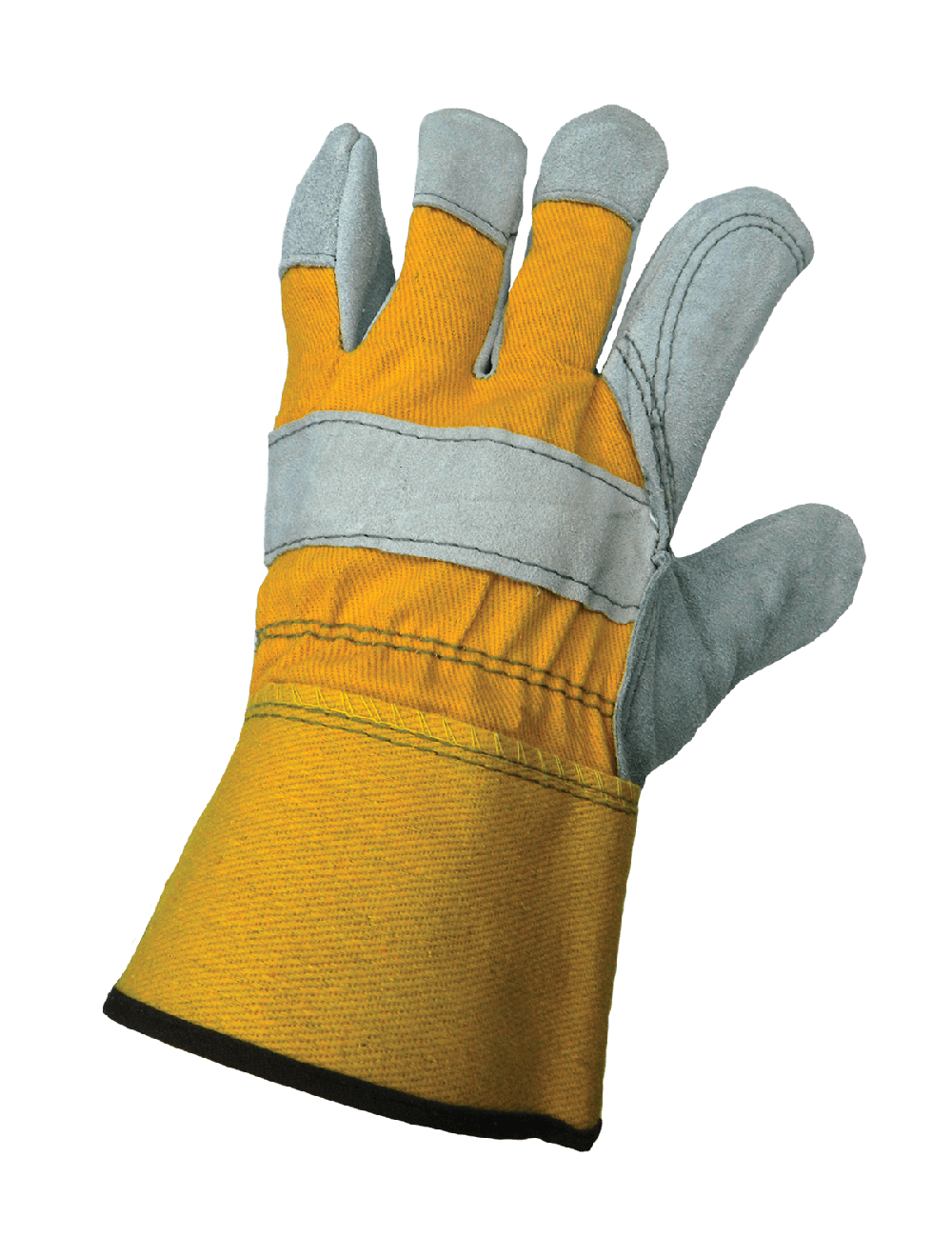 Global Glove - 2190DP - Leather Palm Gloves - yellow