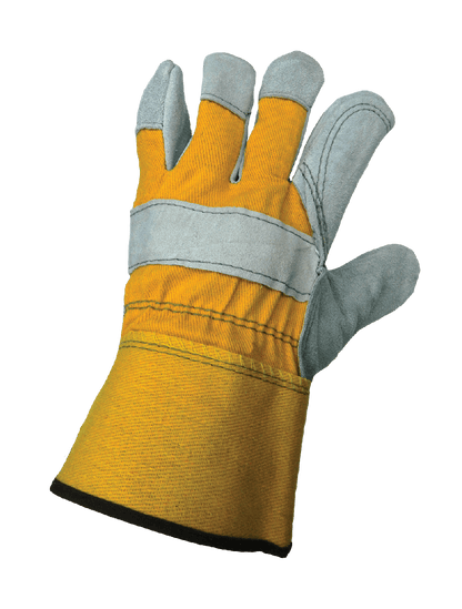 Global Glove - 2190DP - Leather Palm Gloves - yellow