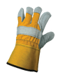 Global Glove - 2190DP - Leather Palm Gloves - yellow
