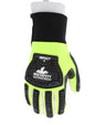 UT1901 - MCR Safety UltraTech® Mechanics Gloves - Hi-Visibility, Heat and Abrasion Resistant Gloves - Corded Cotton Double Palm - TPR Back-of-Hand Protection - Provides Excellent Impact Protection