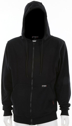 MCR Safety SS1BK - MCR Safety FR Gear - Black Flame Resistant (FR) Hooded Sweatshirt - 95% Cotton 5% Spandex - Interlock Fleece Shell - Black 11.5 oz/yd² - Fabric Meets NFPA 70E and NFPA 2112 Requirements