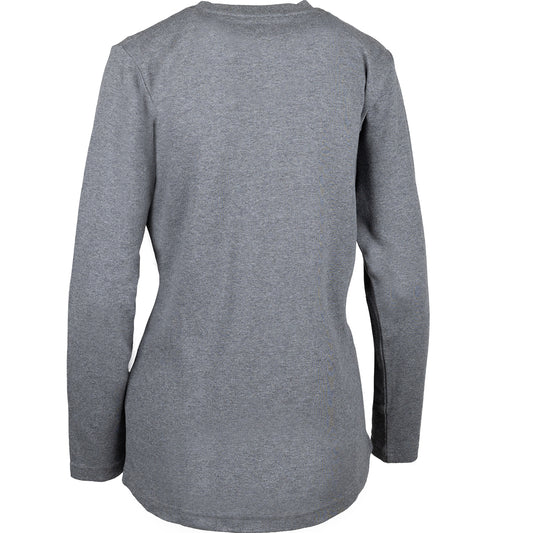 PIP 385-FRHNW AR/FR Dual-Certified Women's Long Sleeve Henley - 10.6 cal/cm2