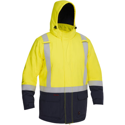 PIP Bisley 385M8387H Dual-Certified AR/FR Ripstop Insulated Parka - Industrial Wash Durable