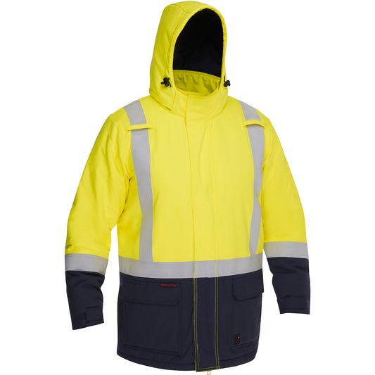 PIP Bisley 385M8387H Dual-Certified AR/FR Ripstop Insulated Parka - Industrial Wash Durable