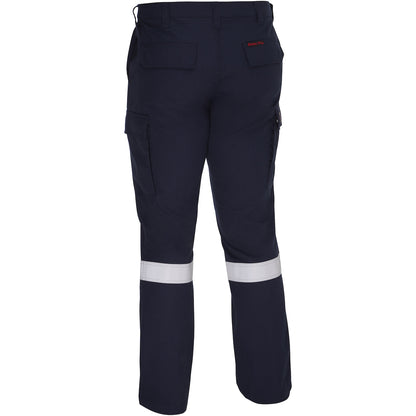 PIP Bisley 385MFRCS Dual-Certified AR/FR Ripstop Industrial Taped Cargo Pant - Industrial Wash Durable