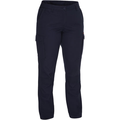 Bisley 385WFRCP – Dual-Certified AR/FR Women’s Ripstop Industrial Cargo Pant - Industrial Wash Durable