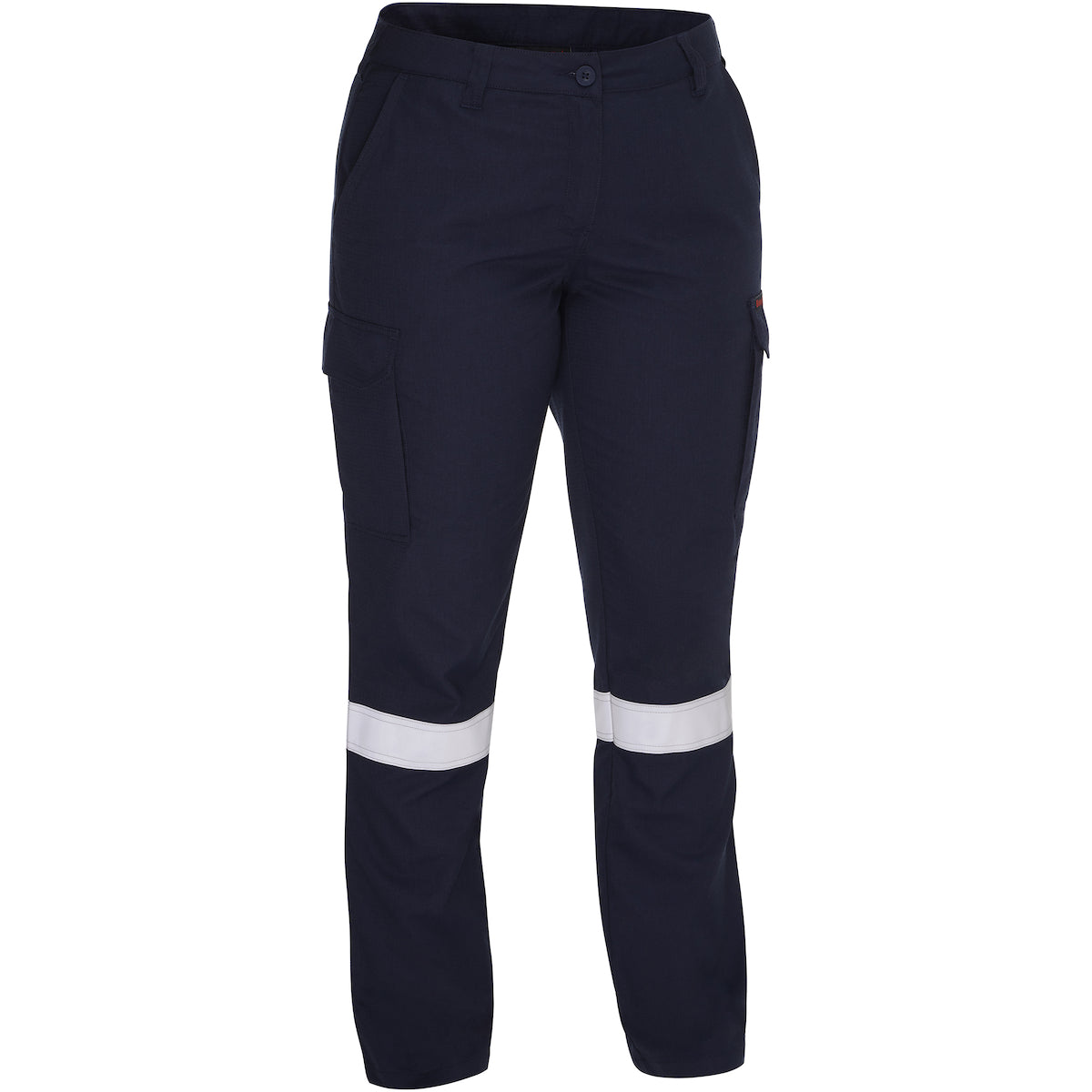 PIP Bisley 385WFRCS Dual-Certified AR/FR Women's Ripstop Industrial Taped Cargo Pant - Industrial Wash Durable
