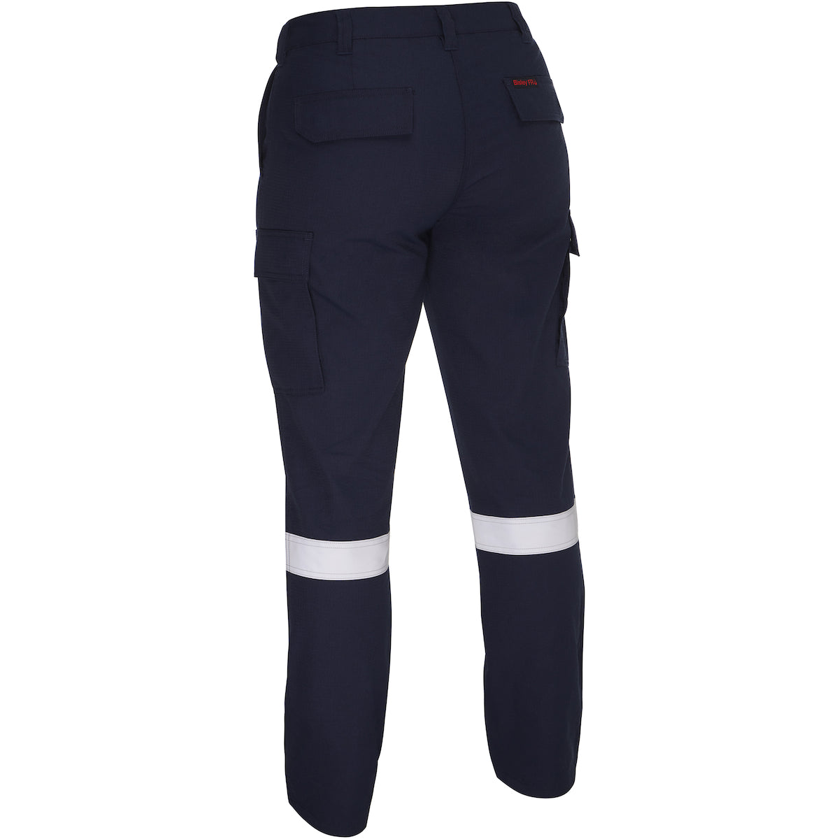 PIP Bisley 385WFRCS Dual-Certified AR/FR Women's Ripstop Industrial Taped Cargo Pant - Industrial Wash Durable