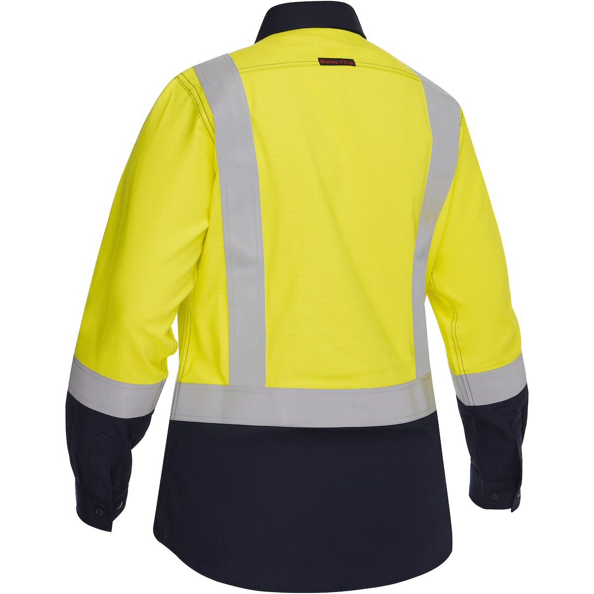 PIP Bisley 385WFRHS Dual-Certified AR/FR Women's Ripstop Long Sleeve Button Down - Industrial Wash Durable