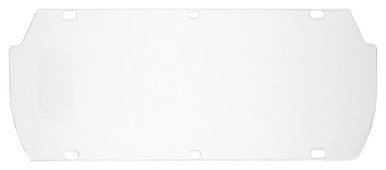MCR Safety 494 - Double Matrix Replacement Window - Clear PETG Face Shield - Measures 7 x 16.75 Inches - .042 in Thick - Protects from Splash and Impact - CAN / CSA Z94.3 Compliant