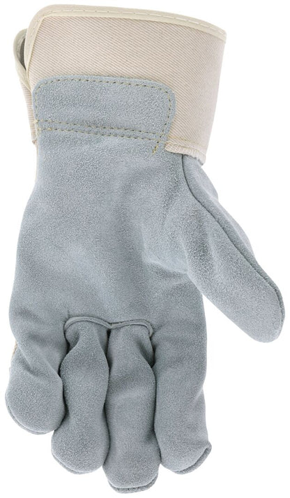 1702 - Big Jake Series Leather Palm Work Gloves - Premium A+ Grade Split Side Leather - 2.75-Inch Safety Cuff - Palm Lined with DuPont™ Kevlar® Aramid - Sewn with DuPont™ Kevlar® Thread - Constructed with Premium Components