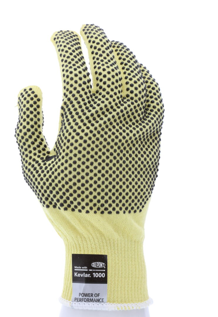 9396 - MCR Safety CutPro® - 13 Gauge Dupont™ Kevlar® Aramid Shell - Cut Resistant Work Gloves - PVC Dots on Both Sides