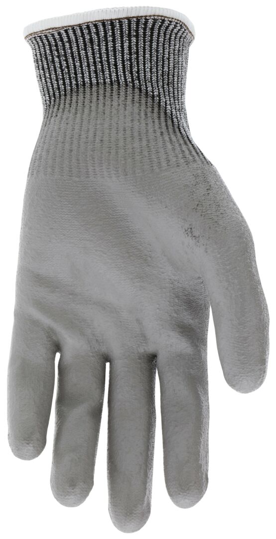 92752PU - MCR Safety CutPro® - 13-Gauge HyperMax® HPPE Shell - Cut Resistant Work Gloves - Polyurethane (PU) Coated Palm and Fingertips