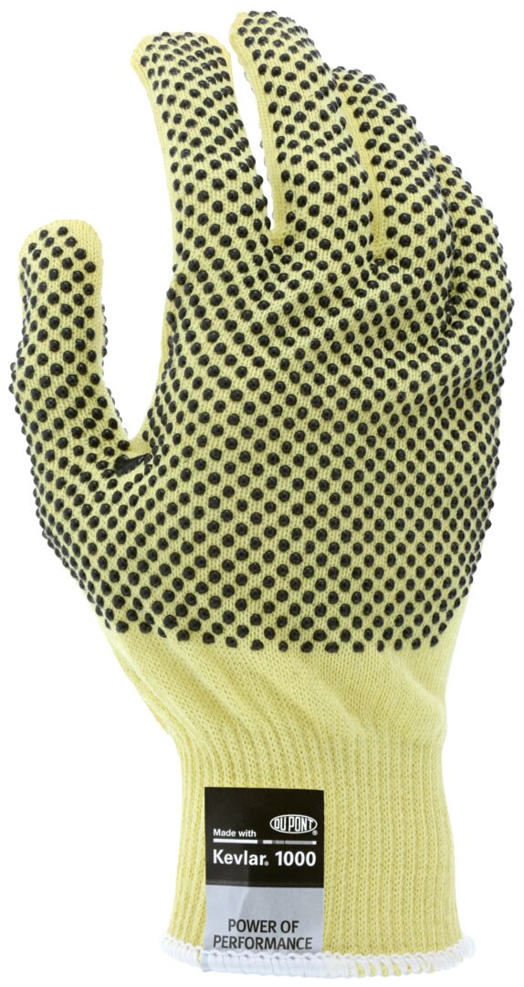 9396 - MCR Safety CutPro® - 13 Gauge Dupont™ Kevlar® Aramid Shell - Cut Resistant Work Gloves - PVC Dots on Both Sides