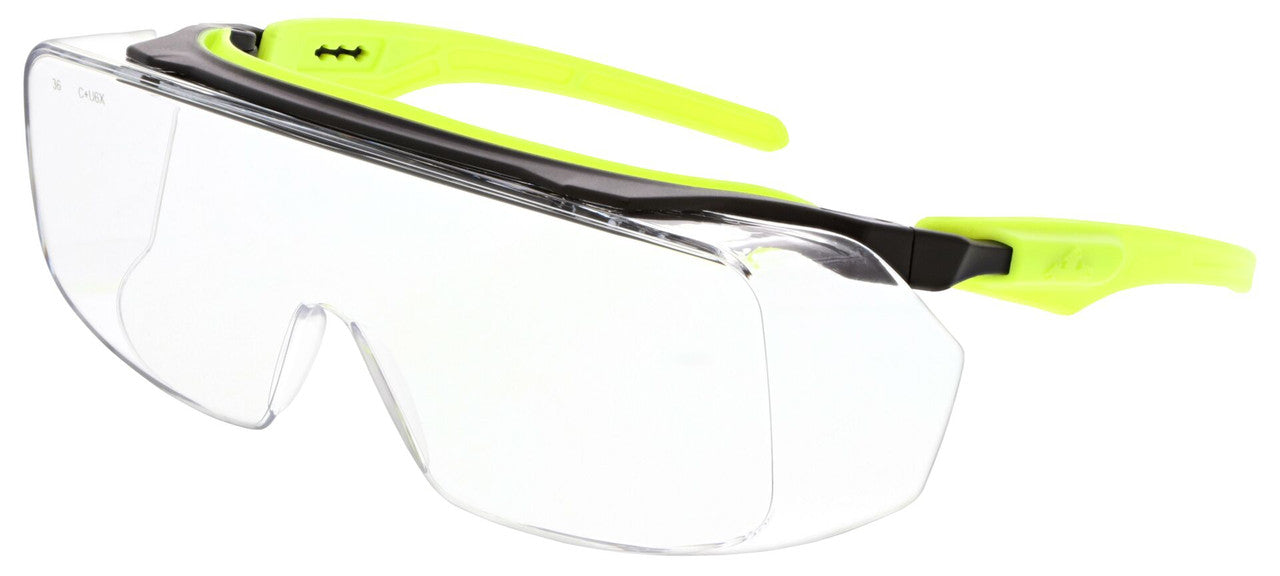MCR Safety OG2 - Klondike® OTG Series - Over-the-Glass Safety Glasses - 3 Position Adjustable Temple Length - Soft TRP Brow Guard and Temple Arms — manufacturer image 8