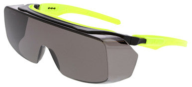 MCR Safety OG2 - Klondike® OTG Series - Over-the-Glass Safety Glasses - 3 Position Adjustable Temple Length - Soft TRP Brow Guard and Temple Arms