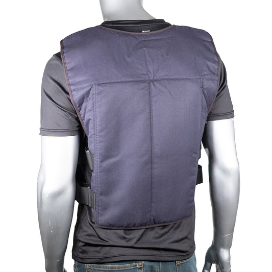 PIP 390-EZPC-FR Premium FR Phase Change Active Fit Cooling Vest with Insulated Cooler Bag