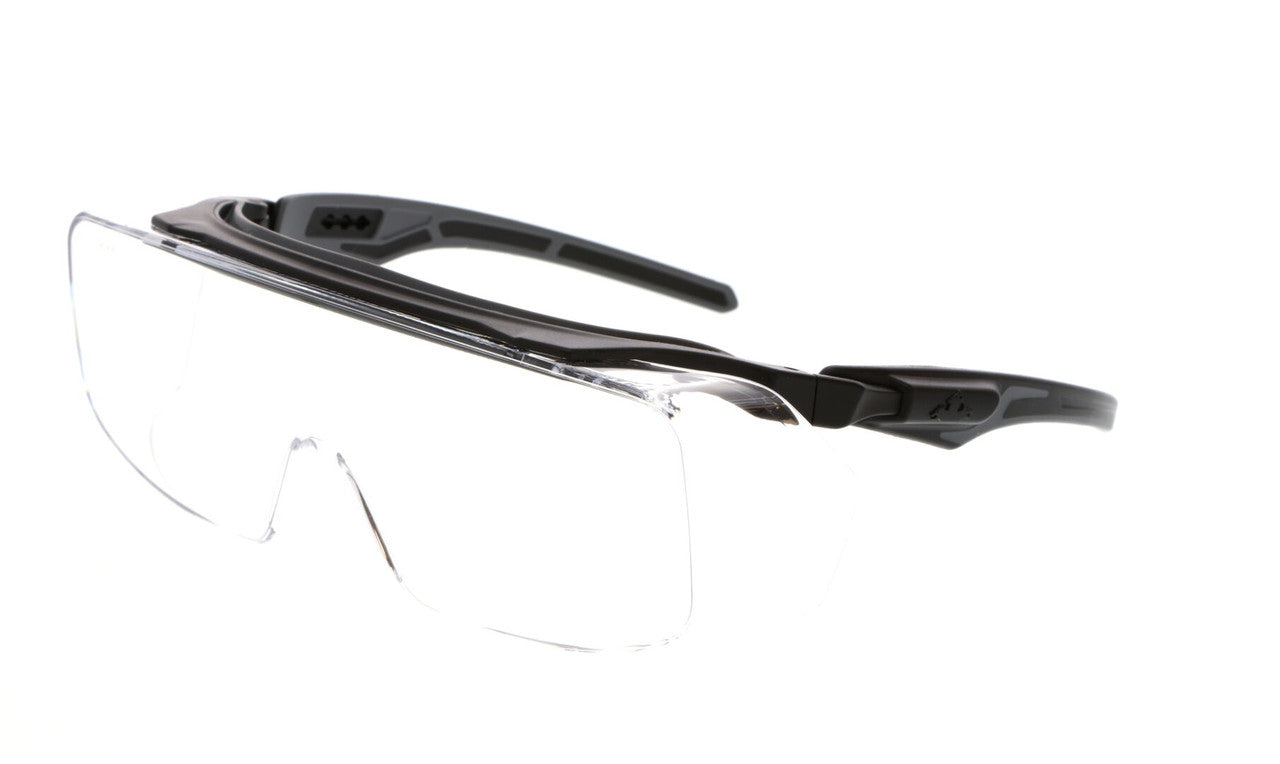 MCR Safety OG2 - Klondike® OTG Series - Over-the-Glass Safety Glasses - 3 Position Adjustable Temple Length - Soft TRP Brow Guard and Temple Arms — manufacturer image 3