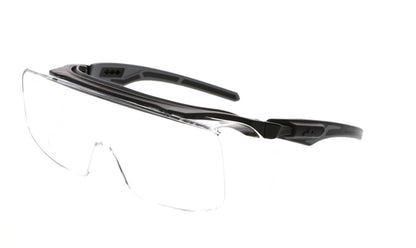 MCR Safety OG2 - Klondike® OTG Series - Over-the-Glass Safety Glasses - 3 Position Adjustable Temple Length - Soft TRP Brow Guard and Temple Arms — manufacturer image 3