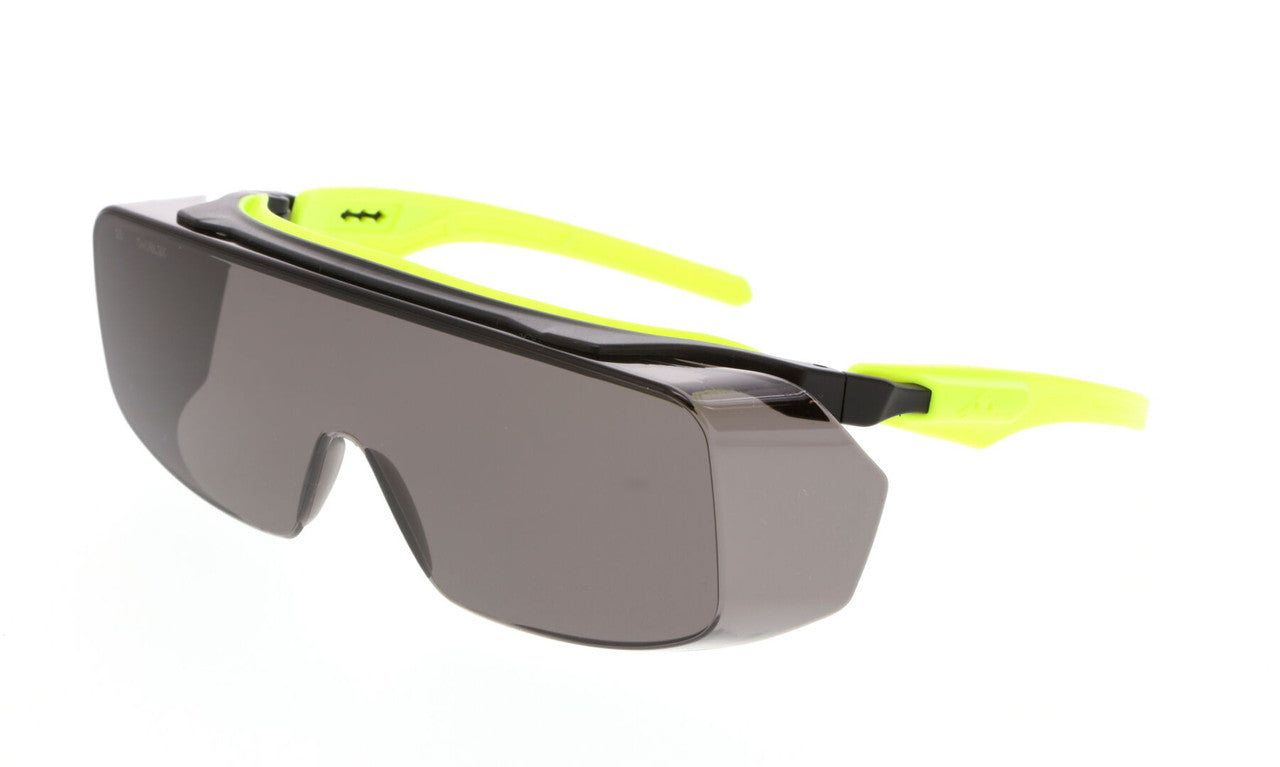 MCR Safety OG2 - Klondike® OTG Series - Over-the-Glass Safety Glasses - 3 Position Adjustable Temple Length - Soft TRP Brow Guard and Temple Arms — manufacturer image 2