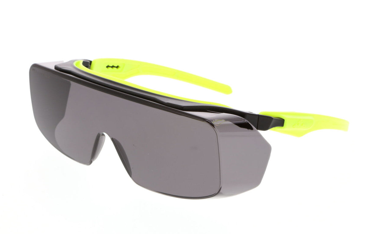 MCR Safety OG2 - Klondike® OTG Series - Over-the-Glass Safety Glasses - 3 Position Adjustable Temple Length - Soft TRP Brow Guard and Temple Arms — manufacturer image 11
