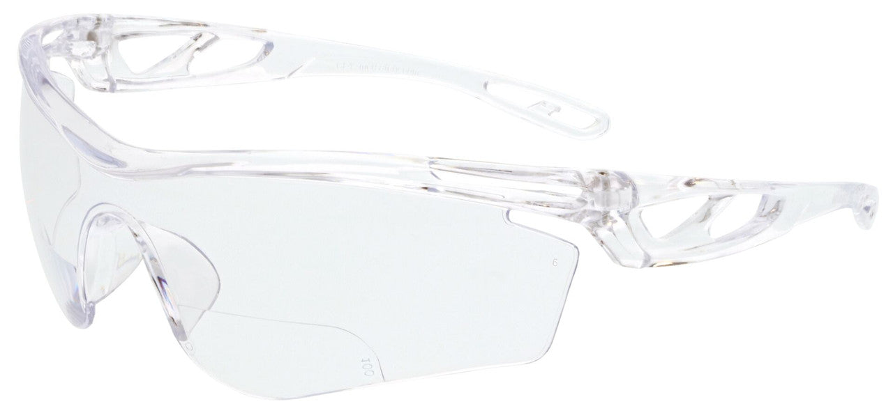 MCR Safety CL4 - Checklite® CL4 Series Safety Glasses - Earplug Retaining Technology - Temples Hold Earplug Cord in Place - Lightweight — manufacturer image 17