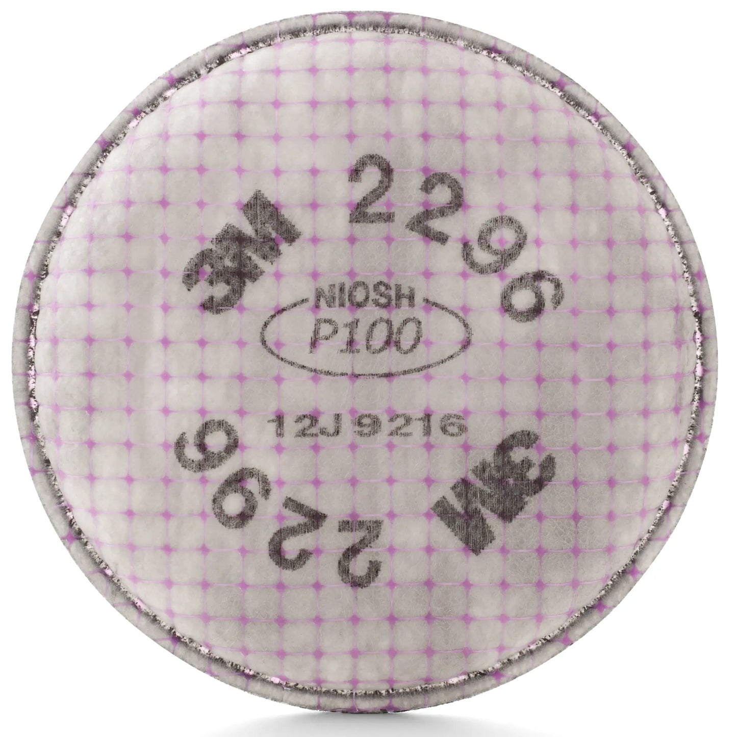 3M™ Advanced Particulate Filter 2296, P100, with Nuisance Level Acid Gas Relief 100 EA/Case