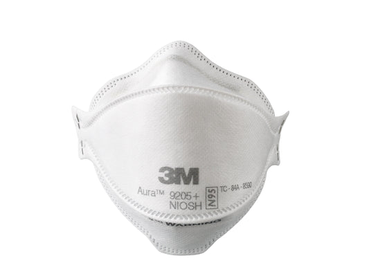 3M™ Aura™ Particulate Respirator 9205+, Flat-fold 20 EA / BX