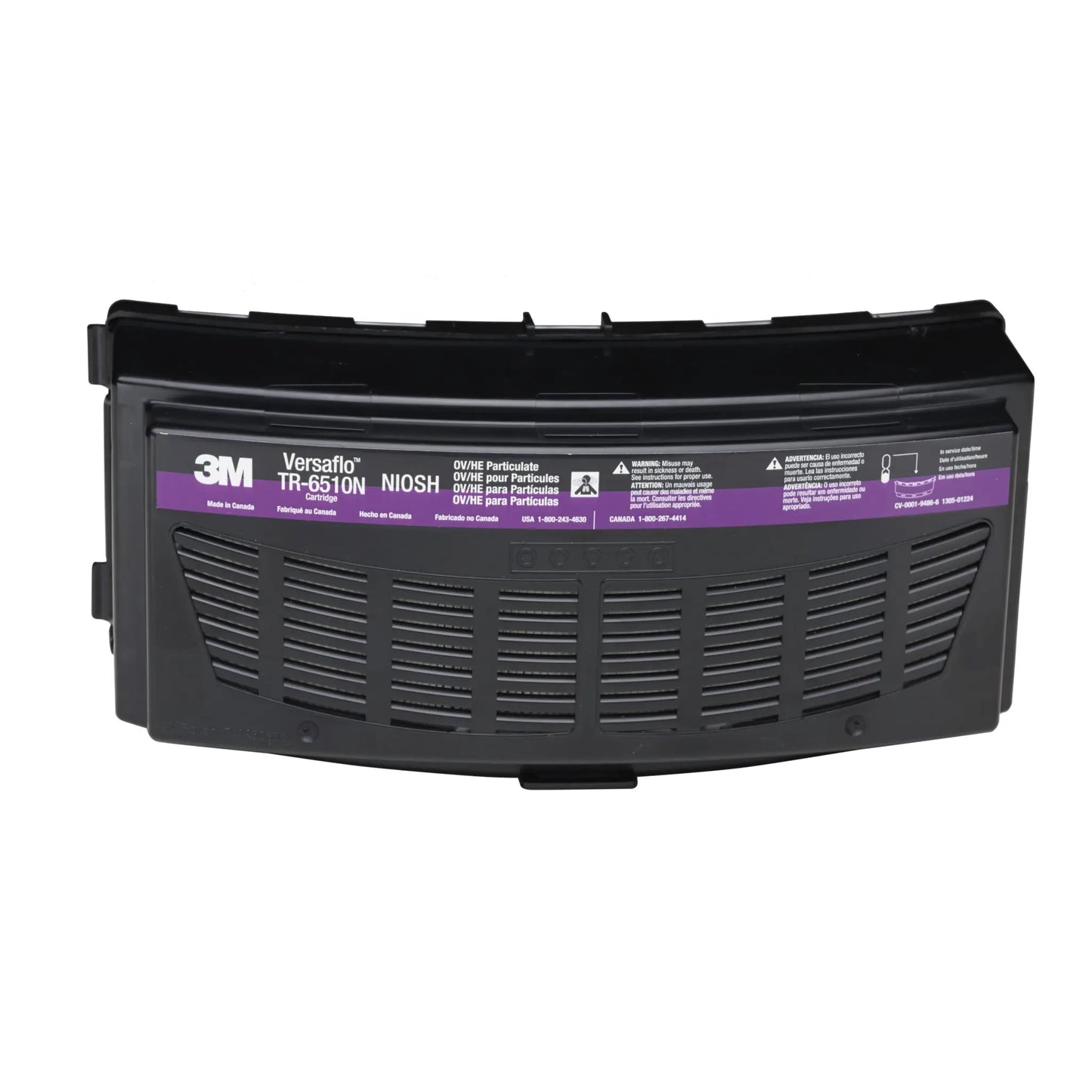 3M™ Versaflo™ Organic Vapor/HEPA Cartridge TR-6510N/37361(AAD), for TR-600/800 PAPR, 5 EA/Case