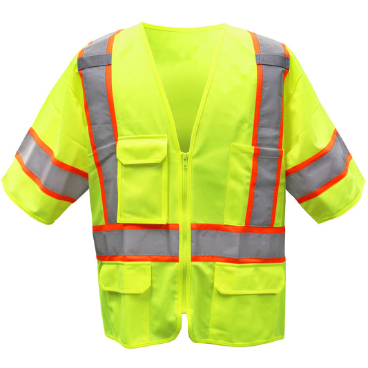 Boss® ANSI Type R Class 3 Two-Tone Vest - Solid Polyester