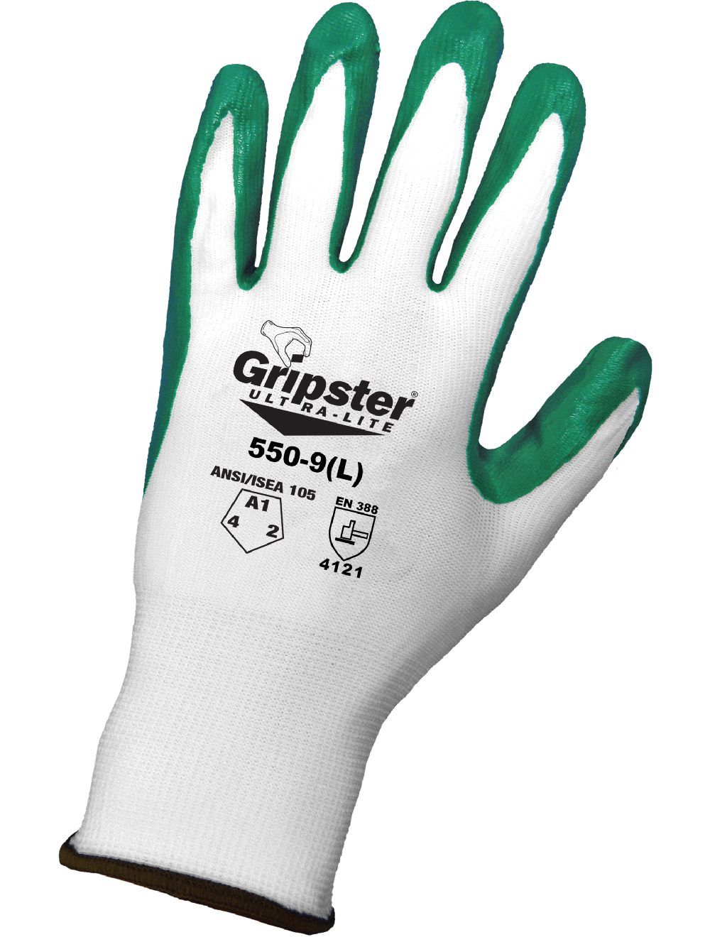 Gripster® 550 Chemical Handling Gloves - cut level A1 - tan